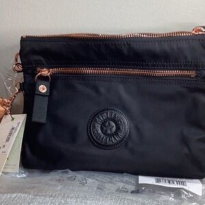 Kipling Riri rose black crossbody